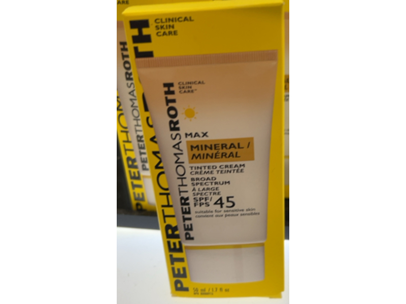 Peter Thomas Roth Max Mineral Tinted Cream, SPF 45, 1.7 fl oz/50 mL