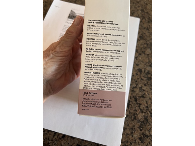 Arbonne TrueSmooth Hydrating Conditioner, 10 fl oz/296 mL