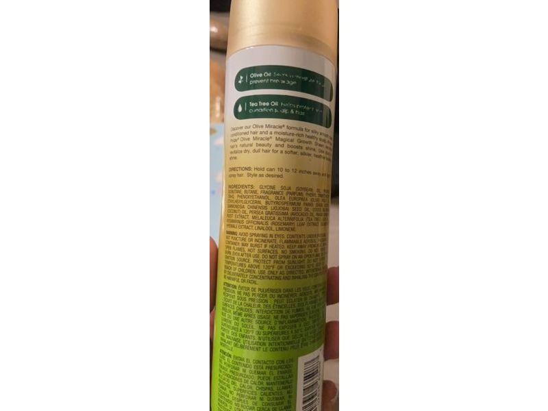 African Pride Olive Miracle Growth Sheen Spray, 8 oz / 226 g