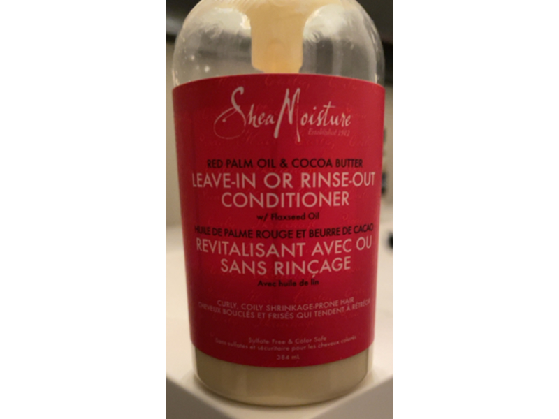 Shea Moisture Leave In Or Rinse Out Conditioner, Red Oil Cocoa Butter, 384 mL