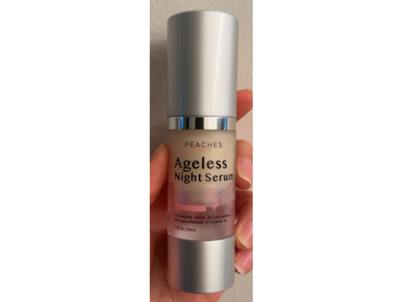 Peaches Skin Care Ageless Night Serum, 1 fl oz/30 mL