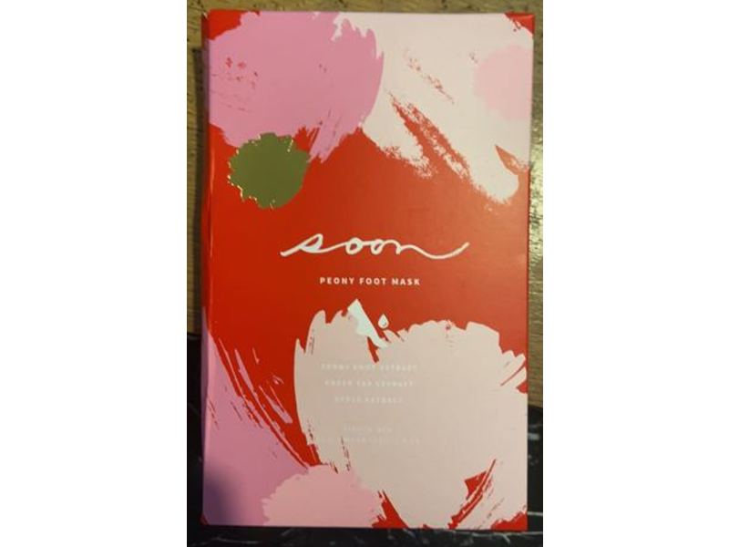 Soon Peony Foot Mask, 5 Count