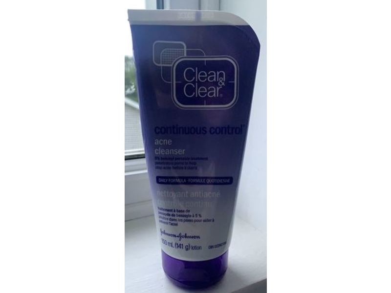 Clean & Clear Acne Cleanser, Continuous Control, 150 mL