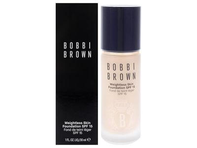 Bobbi Brown Weightless Skin Foundation, Neutral Ivory, SPF 15, 1 fl oz/30 mL
