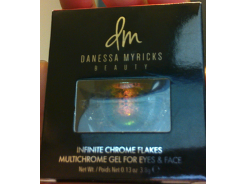 Danessa Myricks Beauty Infinite Chrome Flakes, Hot Lava, 1.3 oz/3.8 g