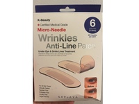 Saplaya Micro-Needle Wrinkles Anti-Line Patch, 6 Count - Image 3