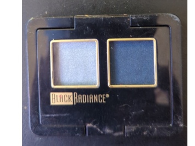 Black Radiance Metallic Eye Shadow Duo, 8765 Rhythm Blues, 0.12 oz/3.6 g