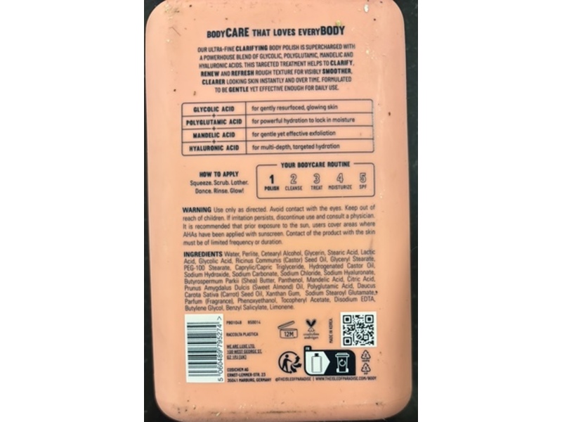 Isle of Paradise Confidently Clear Body Polish, 7.77 fl oz/230 mL