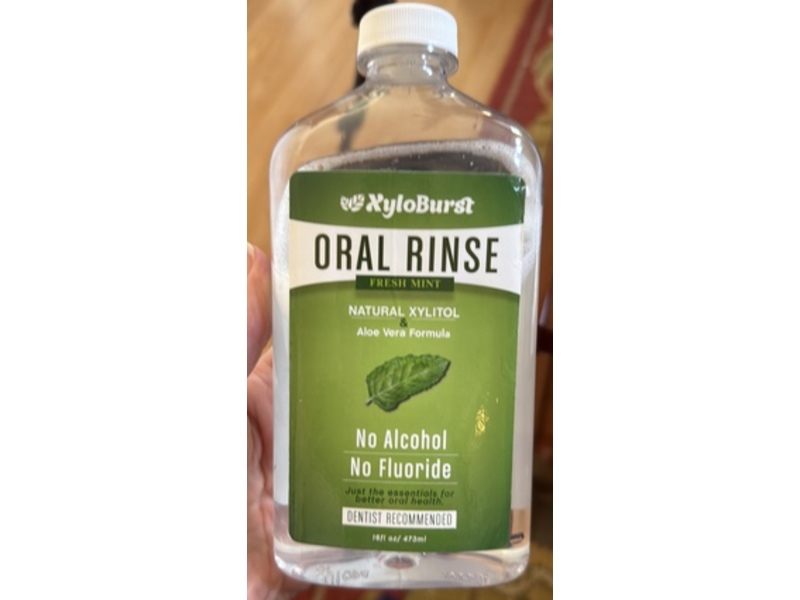 Xyloburst Oral Rinse, Fresh Mint, 16 fl oz/473 mL