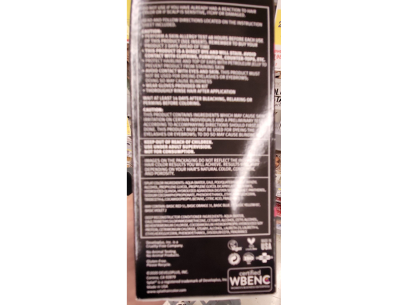 Splat No Bleach Kit, Midnight Magenta ,1 Application