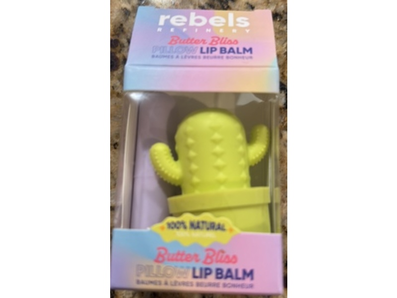 Rebels Refinery Pillow Lip Balm, Butter Bliss, 25 oz/7 g