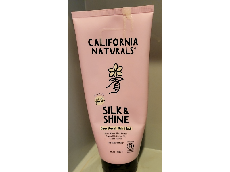 California Naturals Silk & Shine Deep Repair Hair Mask, 12 fl oz/354 mL
