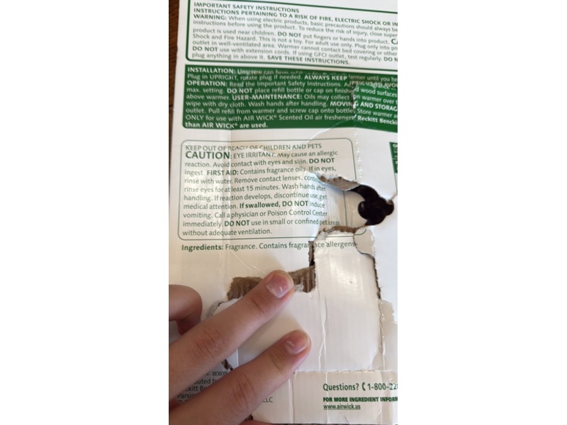 Air Wick Scented Oil, Vanilla & Pink Papaya Hawaii, 7.56 fl oz/225 mL