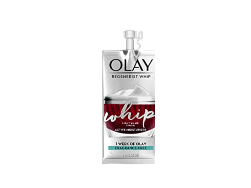 Olay Regenerist Whip Moisturizer, Fragrance Free, 0.24 oz/7 g