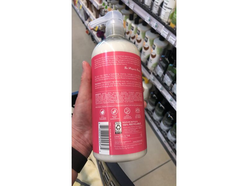 Renpure Radiant Shine Shampoo, Pink Grapefruit Peony, 24 fl oz/710 mL