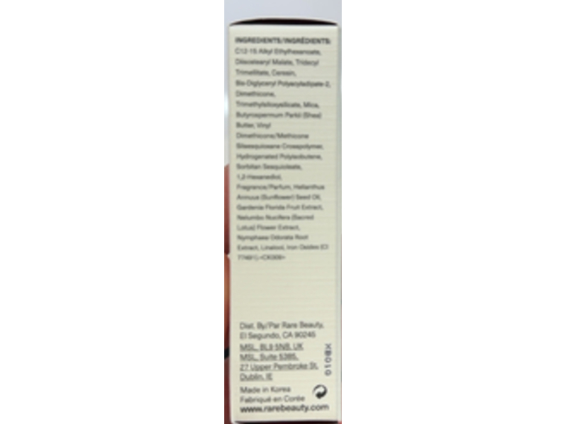 Rare Beauty With Gratitude Dewy Lip Balm, Honor, 0.10 oz/2.8 g