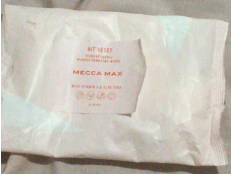 Mecca Max Makeup Removing Wipes, 25 Count