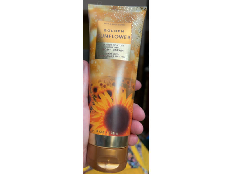 Bath & Body Works Ultra Shea Body Cream, Golden Sunflower, 8 oz/226 g