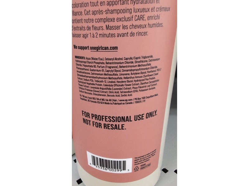 AG Care Colour Savour Colour Protecting Conditioner, 1.5 L