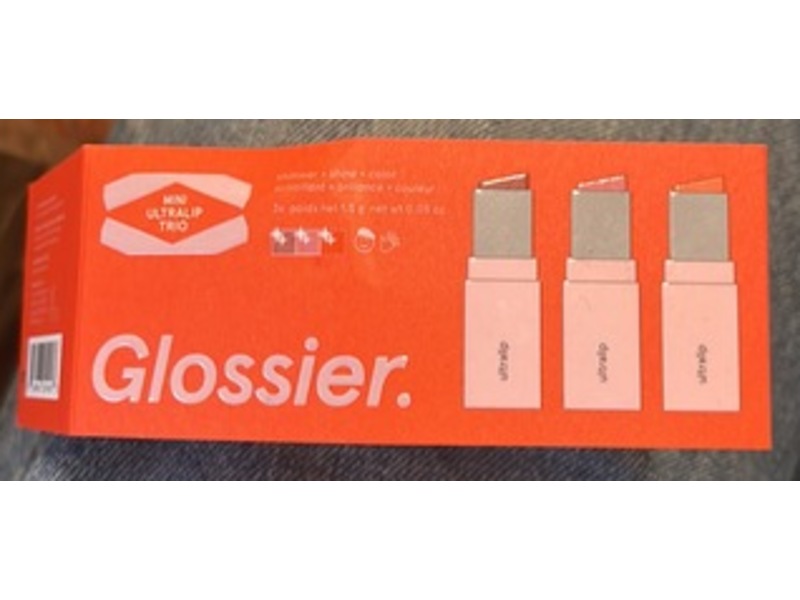 Glossier Mini Ultralip Trio, Pony, Villa & Trophy, 0.05 fl oz/1.5 g