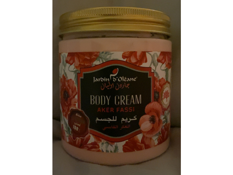 Jarbin D'oleane Body Cream, Aker Fassi, 16.90 fl oz/500 mL