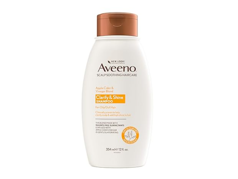 Aveeno Shampoo, Apple Cider Vinegar Blend, 12 fl oz/354 mL