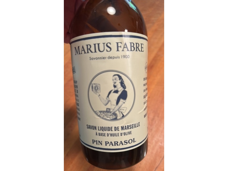 Marius Fabre Marseille Liquid Soap, Pine Parasol, 33.8 fl oz, 1L