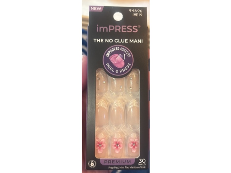 Impress No Glue Mani Press On Nails, Couture-Geous, 30 Count