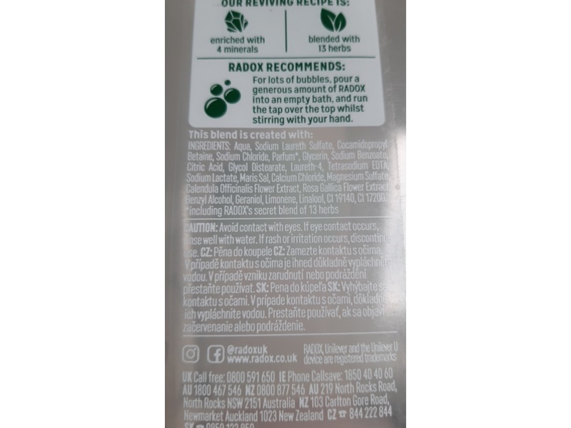 Radox Therapy Feel Blissful Bath Soak, 500 mL