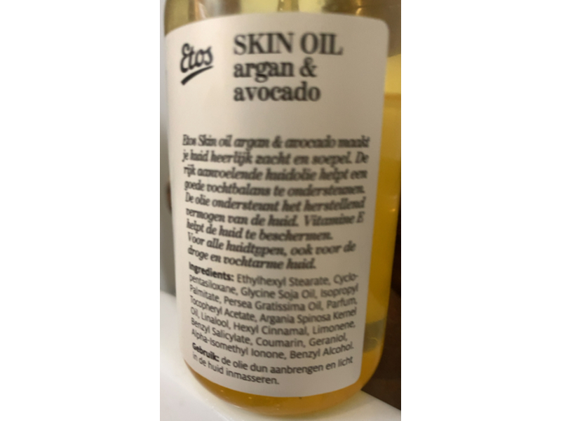 Etos Argan & Avocado Skin Oil