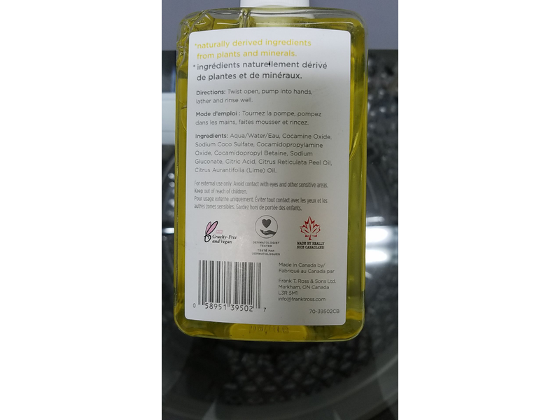 Nature Clean Natural Hand Soap, Citrus Agrumes, 16.8 fl oz/500 mL