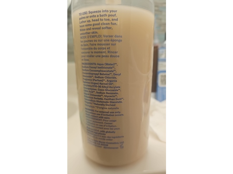 Josie Maran Every Body Wash Now Moisture Mousse, Vanilla Bean, 32 fl oz/960 mL