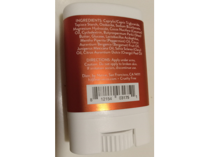 Native Deodorant, Candy Cane, 0.35 oz
