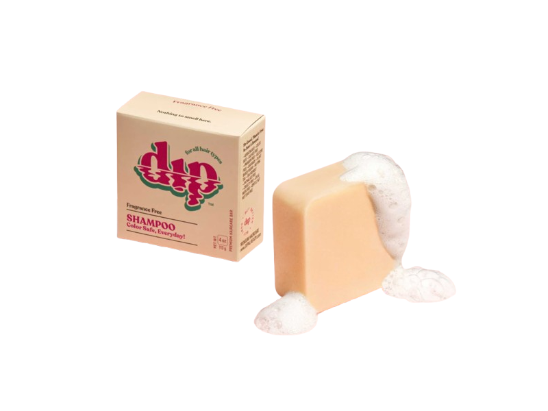 Dip Premium Haircare Shampoo Bar, Fragrance Free, 4 oz/113 g