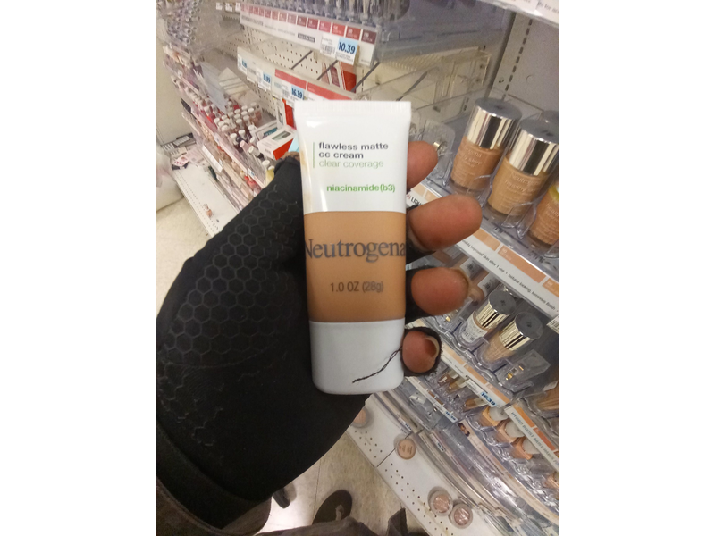 Neutrogena Clear Coverage Flawless Matte Cc Cream, Maple, 7.0, 1 oz/28 g