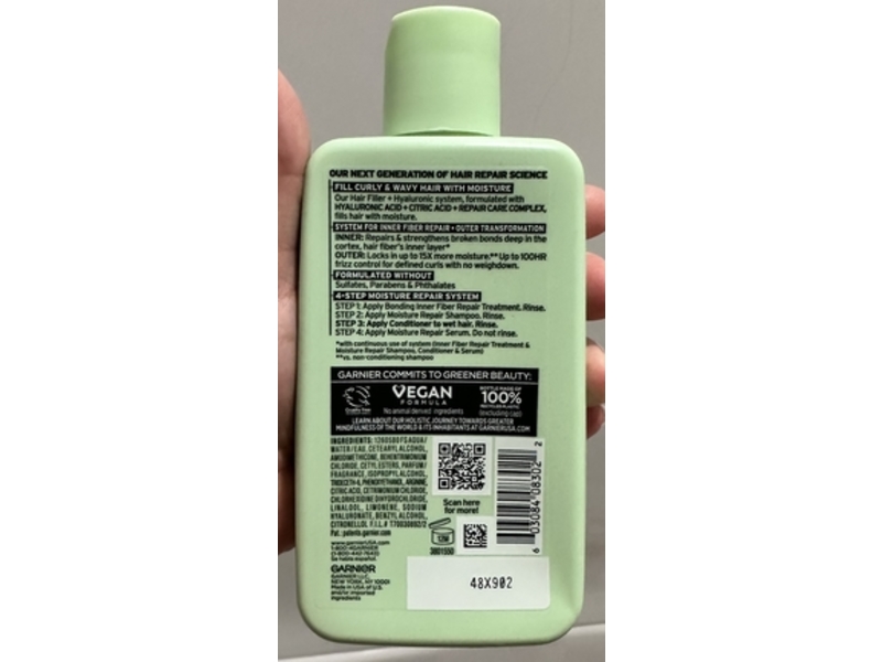 Garnier Fructis Hair Filler Moisture Repair Conditioner, 10.1 fl oz/300 mL