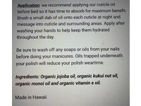 Kapa Nui Nails Organic Cuticle Oil, - Image 4