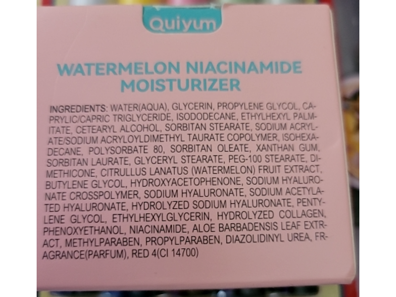 Quiyum Moisturizer, Watermelon Niacinamide, 1.76 oz/50 g
