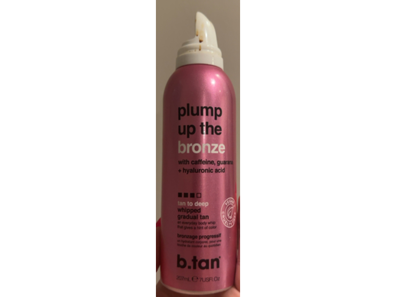B.Tan Whipped Gradual Tan, Plump Up The Bronze, 7 fl oz/207 mL