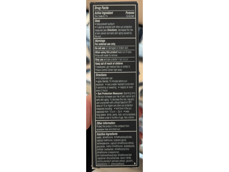 Bareminerals Barepro Skin-Perfecting Matte Mineral Sunscreen Liquid Foundation, Medium Deep 40 Warm, SPF 20, 1 fl oz/30 mL