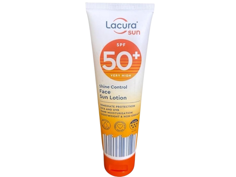 Lacura shine Control Sun Lotion, SPF 50 +, 50 mL