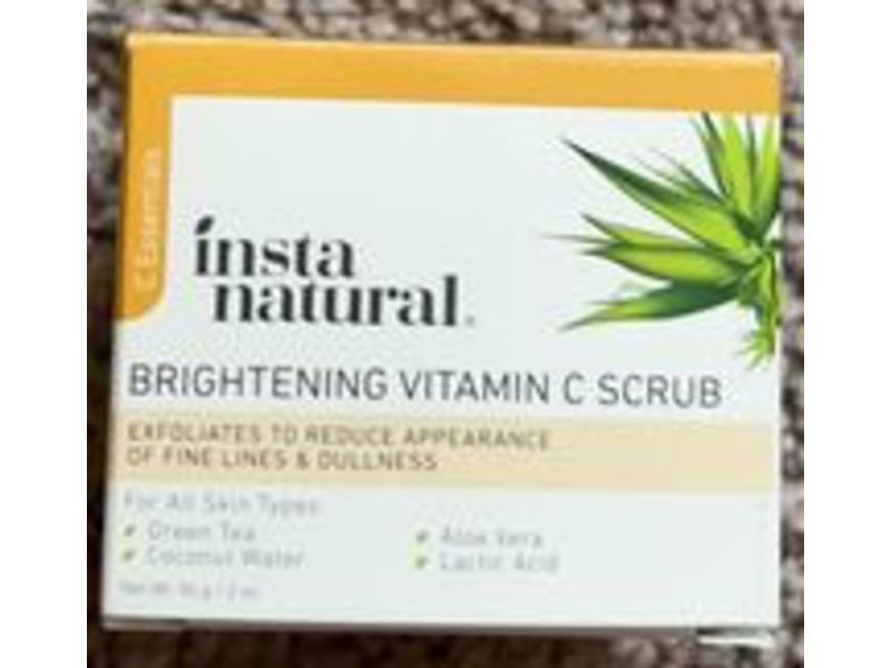InstaNatural Brightening Scrub, Vitamin C, 2 oz/56 g