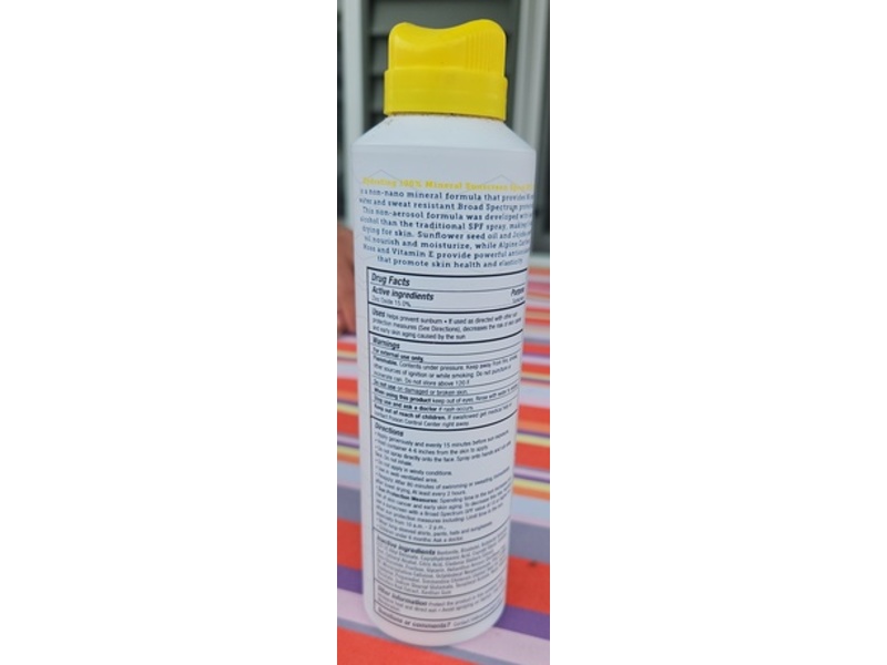 Oars + Alps 100% Mineral Antioxidant Sunscreen Spray, SPF 30, 6 fl oz/177 mL