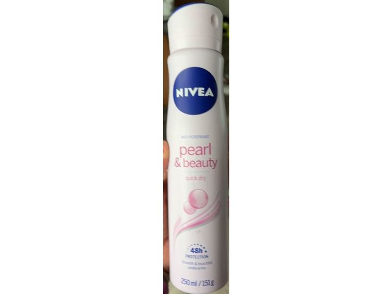 Nivea Deodorant Spray, Pearl & Beauty, 250 mL