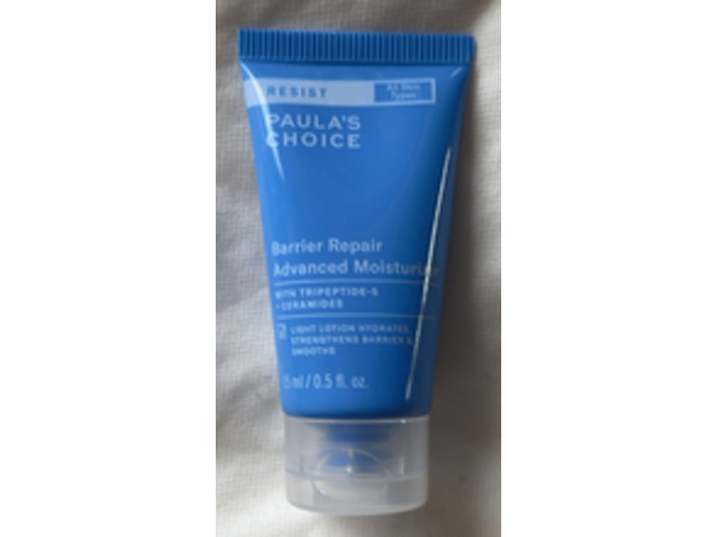 Paula's Choice Resist Barrier Repair Advanced Moisturizer, Tripeptide -5 & Ceramides, 0.5 oz/15 mL