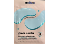 Grace & Stella Illuminating Eye Masks, Blue, Niacinamide & Hyaluronic Acid, 0.2 oz/6 g, 2 Pairs - thumbnail 1