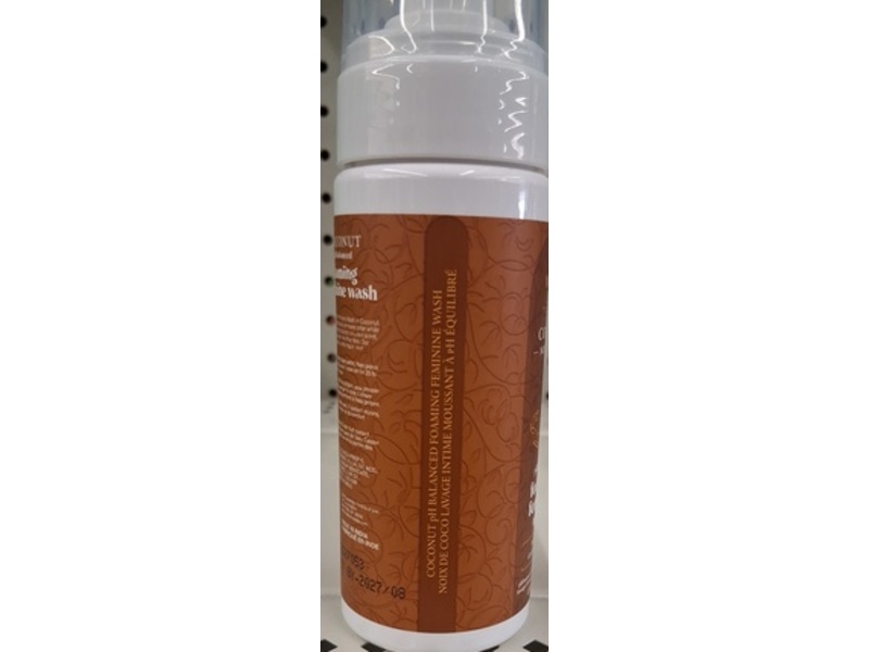 Natural Sense pH Balanced Foaming Feminine Wash, Coconut, 4 fl oz/118 mL