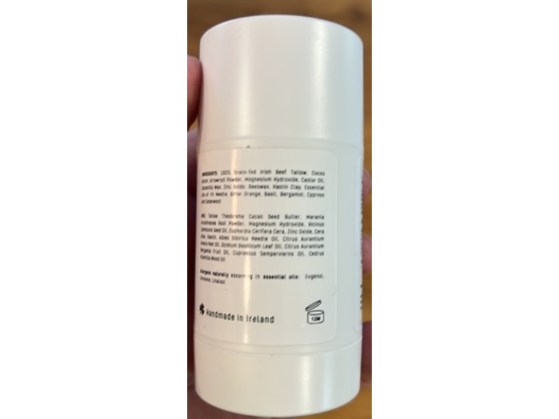 Ancestral Cosmetics Tallow Deodorant, Pine Forest, 1.7 oz/50 g