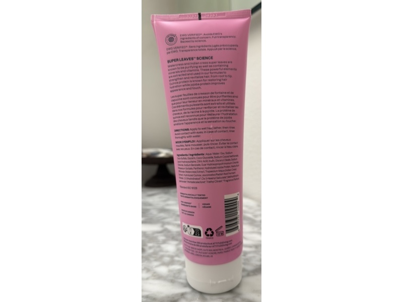 Attitude Super Leaves Moisture Rich Shampoo, Quinoa & Jojoba, 8 fl oz/240 mL