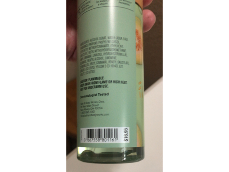 Bath & Body Works Fine Fragrance Mist, Cucumber Melon, 8 fl oz/236mL